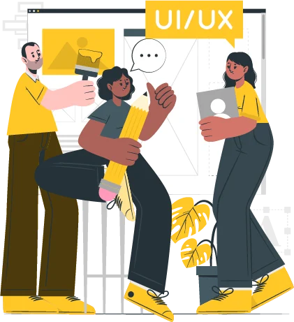 illustrazione-webdesign-ui-ux-webeseo-torino Illustrazione concetto UI/UX per sviluppo siti web su misura – Webeseo Torino
